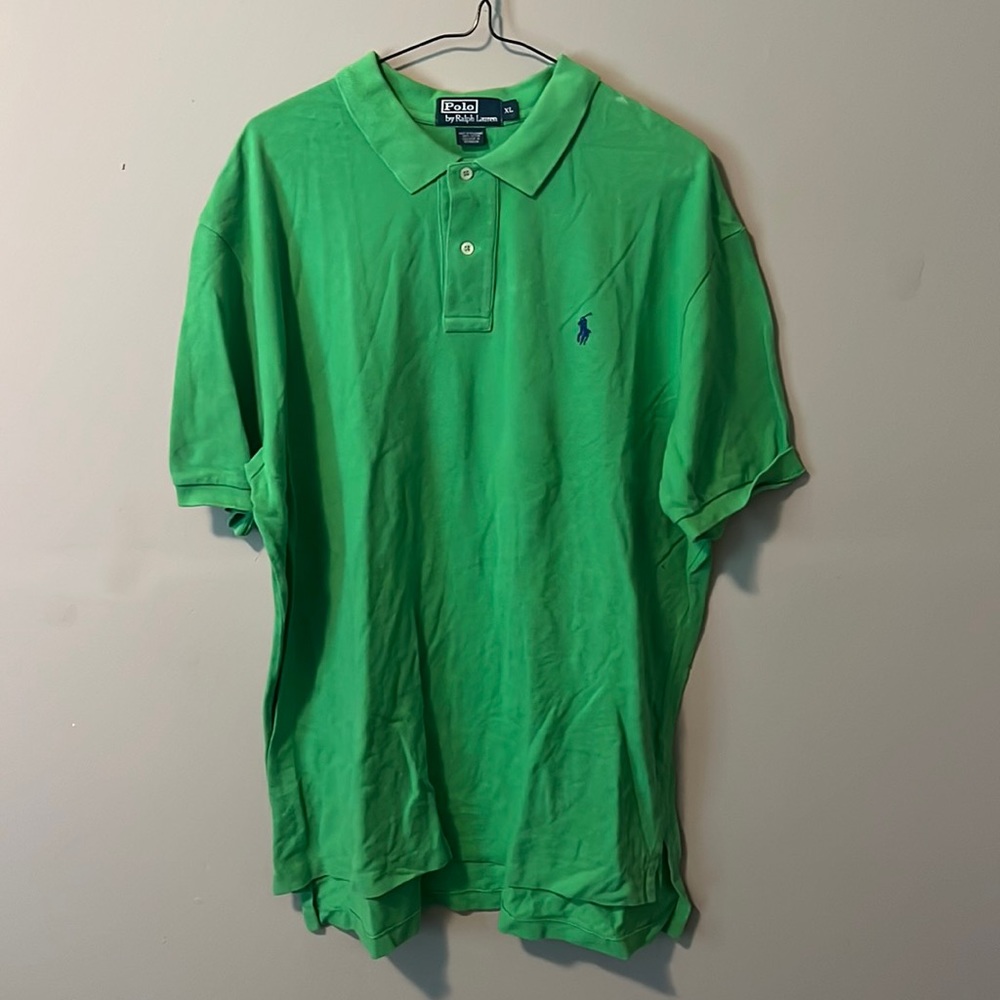 Kelly green Polo by Ralph Lauren 👍🏽👕